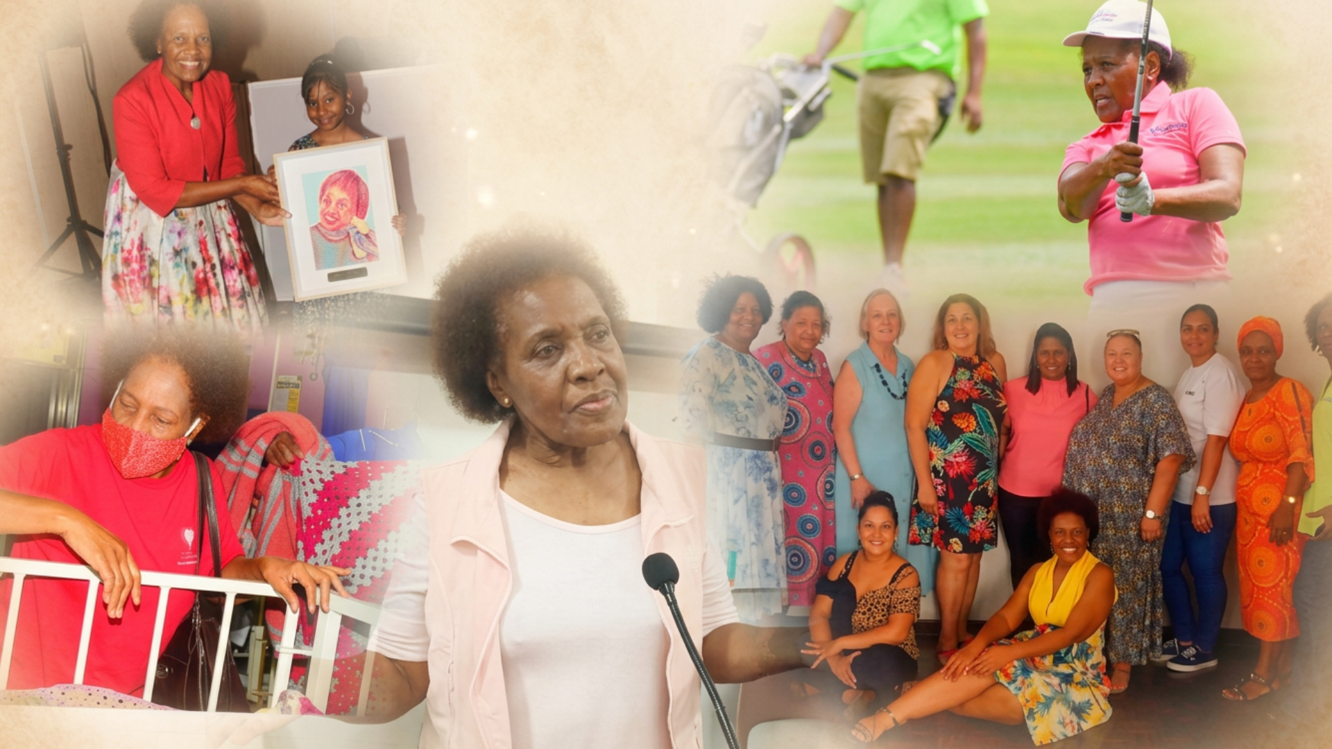 About Linda Zama inspirational 5 image collage